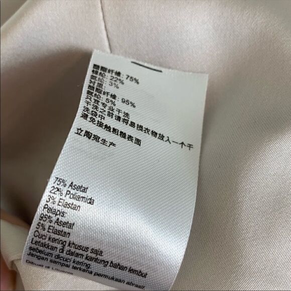 Karen millen champagne satin wrap pencil dress 2 - Picture 7 of 7